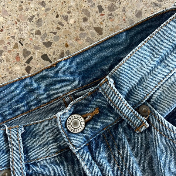 J Galt Brandy Melville Patch Jeans XS - Picture 5 of 6